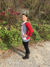 Load image into Gallery viewer, Women's Nursing Top - PANEL Blended Thread Fabrics