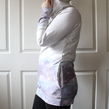 Load image into Gallery viewer, Women's Hoodie/Cowl - PANEL Blended Thread Fabrics