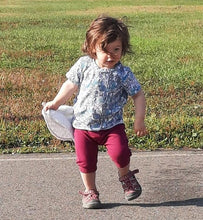 Load image into Gallery viewer, Grow With Me Harem Shorts - Leafy Greens (cotton jersey)