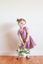 Load image into Gallery viewer, T Shirt Dress - Oranges (bamboo french terry)