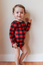 Load image into Gallery viewer, Low Back Leo - Mini Purple Hearts (bamboo french terry)