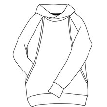 Load image into Gallery viewer, Women's Nursing Top - PANEL Blended Thread Fabrics