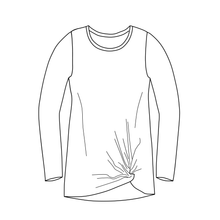 Load image into Gallery viewer, Women's Knot Top - PREORDER Blended Thread Fabrics