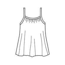 Load image into Gallery viewer, Willow Top and Romper - Oranges (bamboo french terry)