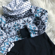 Load image into Gallery viewer, Kids Benicia Top/Dress - Floral Vines (bamboo jersey)