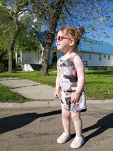 Load image into Gallery viewer, Elaina Romper - Silver Hearts (bamboo french terry)