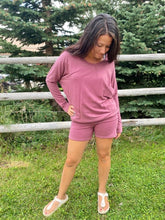 Load image into Gallery viewer, Women's Shorts - Granny Square (bamboo rib knit)