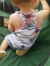 Load image into Gallery viewer, Racerback Dress - Watercolour Floral (bamboo jersey)