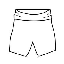 Load image into Gallery viewer, Shorties or Bummies - Mulberry Snow (cotton jersey)