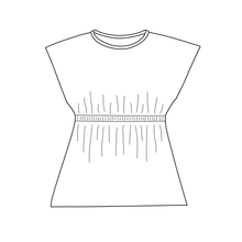 Load image into Gallery viewer, Cinch Dress - Watercolour Floral (bamboo jersey)