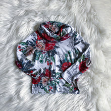 Load image into Gallery viewer, Kids Benicia Top/Dress - Silver Hearts (bamboo french terry)