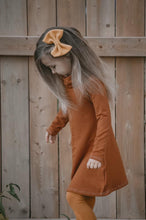 Load image into Gallery viewer, Kids Benicia Top/Dress - Oranges (bamboo french terry)