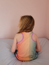 Load image into Gallery viewer, Kids Tank - Pink Leopard (bamboo french terry)