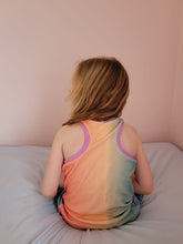 Load image into Gallery viewer, Kids Tank - Pastel Suns (bamboo jersey)