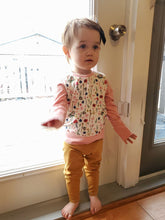 Load image into Gallery viewer, Kids Leggings and Capris - Birds (bamboo french terry)