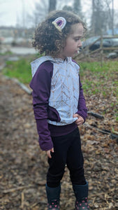 Grow With Me Hoodie - PANEL Blended Thread Fabrics