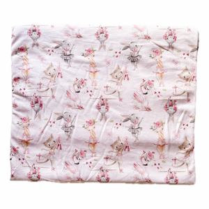 Kids Leggings and Capris - Ballerina Bunnies (bamboo french terry)