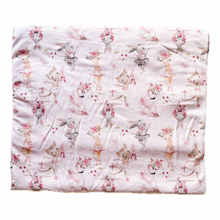 Load image into Gallery viewer, Grow With Me Harem Shorts - Ballerina Bunnies (bamboo french terry)