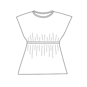 Cinch Dress - Unicorn Inked (bamboo jersey)