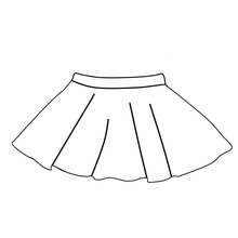 Load image into Gallery viewer, Grow With Me Circle Skirt/Skort - PREORDER Blended Thread Fabrics