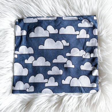 Last Chance Print - Clouds (bamboo french terry)