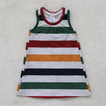 Load image into Gallery viewer, Racerback Dress - Ombre Stripes (bamboo french terry)