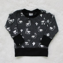 Load image into Gallery viewer, Kids Basic Crew - Opal Geo (bamboo jersey)