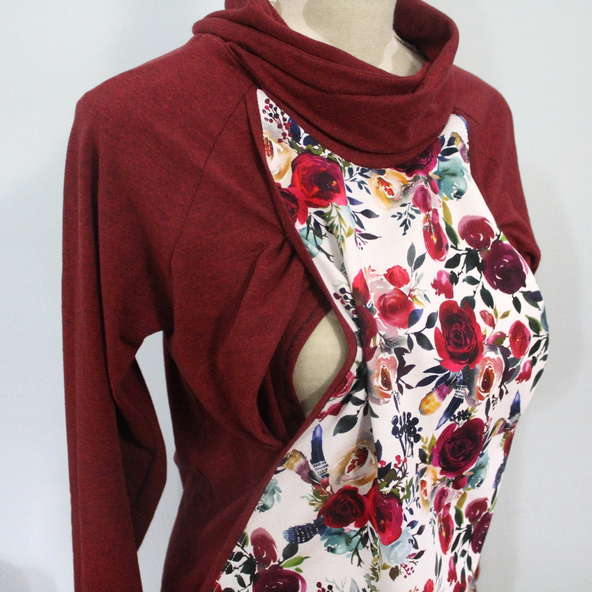 Women's Nursing Top - PANEL Blended Thread Fabrics – The Old Island