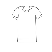Load image into Gallery viewer, Kids Basic Crew - Unicorn Inked (bamboo jersey)