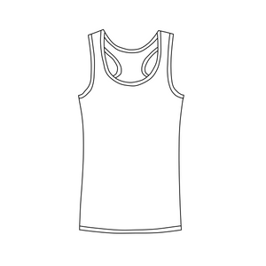 Kids Tank - Silver Hearts (bamboo french terry)