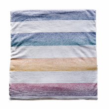Load image into Gallery viewer, Cuff Shorts - Ombre Stripes (bamboo french terry)