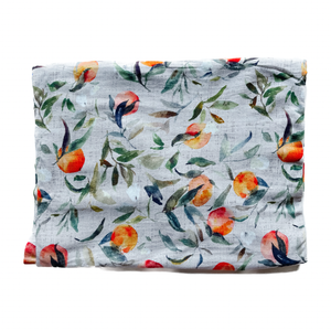 Tiered Dress - Oranges (bamboo french terry)