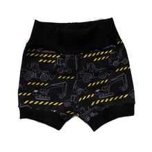 Load image into Gallery viewer, Cuff Shorts - Moonlight Sunflowers (bamboo jersey)