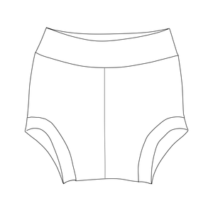 Shorties or Bummies - Unicorn Inked (bamboo jersey)