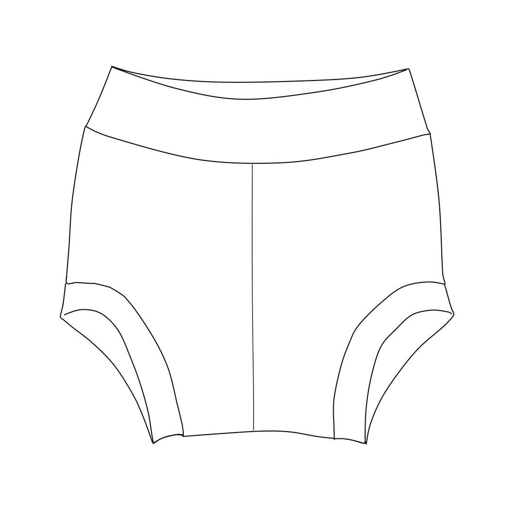 Shorties or Bummies - Unicorn Inked (bamboo jersey)