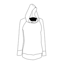 Load image into Gallery viewer, Women&#39;s Hoodie/Cowl - Cotton Basics