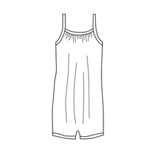 Load image into Gallery viewer, Willow Top and Romper - Cotton Basics