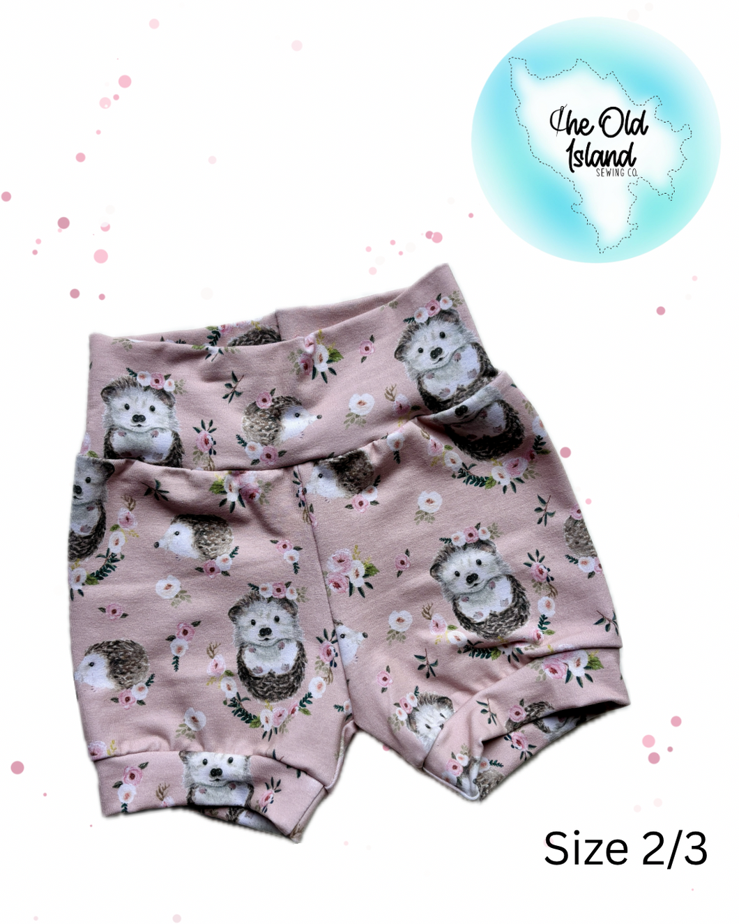 RTS Cuff Shorts - Hedgehogs