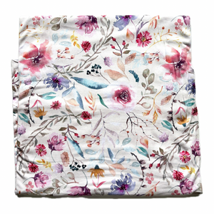 Grow With Me Hoodie - Spring Floral (bamboo jersey)