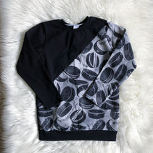 Load image into Gallery viewer, Colourblock Crew/Hoodie - Pink Leopard (bamboo french terry)