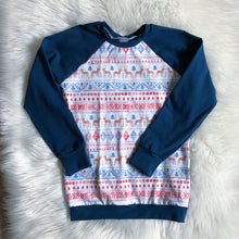 Load image into Gallery viewer, Kids Nico Raglan - Popsicles (bamboo jersey)