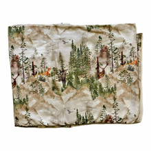 Load image into Gallery viewer, Grow With Me Harem Shorts - Watercolour Woodland (french terry)