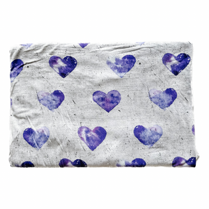 Summer Cami - Purple Hearts (bamboo jersey)