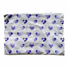 Load image into Gallery viewer, Summer Cami - Mini Purple Hearts (bamboo french terry)