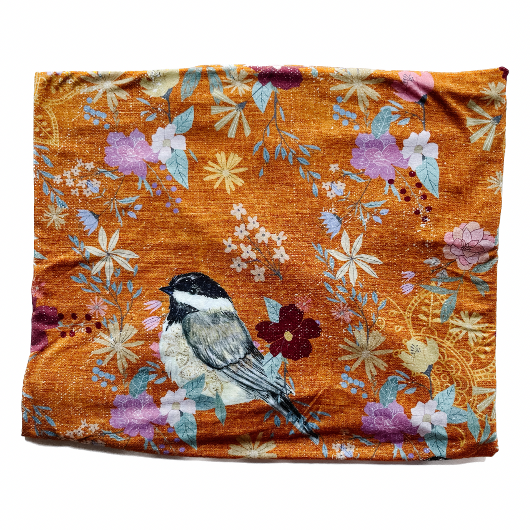 Last Chance Print - Chickadees (bamboo jersey)