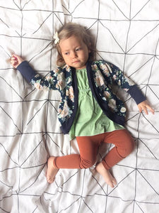 Kids' Cardigan - Sequoia Landscape (bamboo)