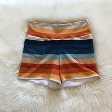 Load image into Gallery viewer, Women&#39;s Shorts - Painted Waves (bamboo french terry)