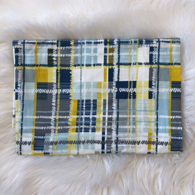 Last Chance Print - Bright Plaid (cotton jerysey)