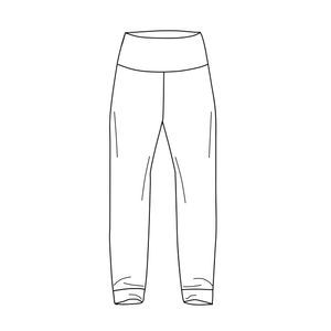 Kids' Joggers - Silver Hearts (bamboo french terry)