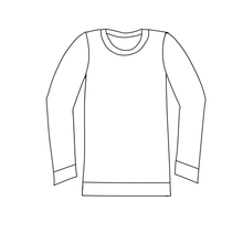 Load image into Gallery viewer, Kids Basic Crew - Moons (bamboo jersey)